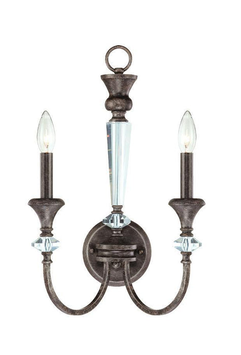 Craftmade Boulevard 2 Light Wall Sconce Model: 26732-MBS