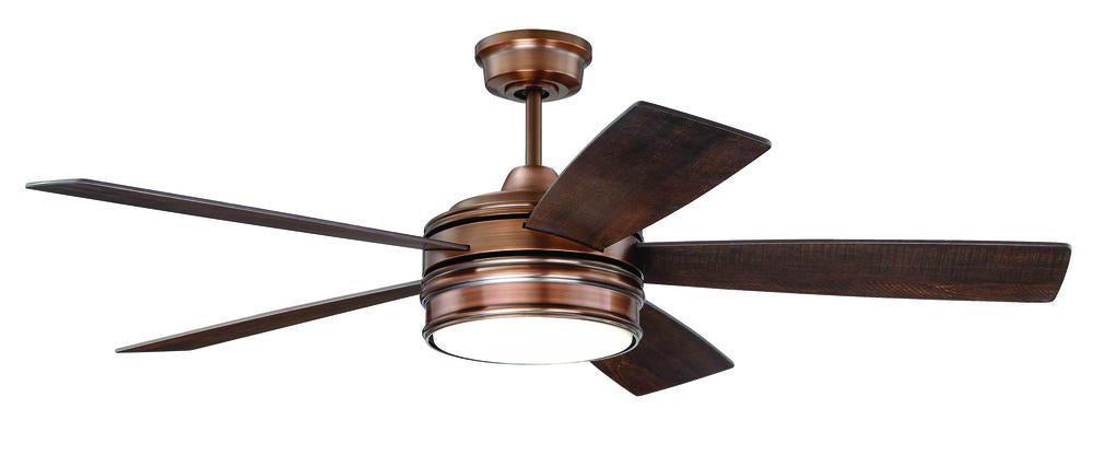 Craftmade Braxton 52 Inch Ceiling Fan Blades & LED Light Kit Model: BRX52BCP5