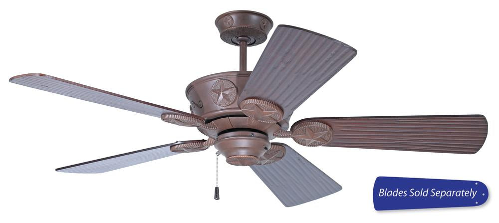 Craftmade Chaparral 52 Inch Ceiling Fan Blade Options Model: CP52AG