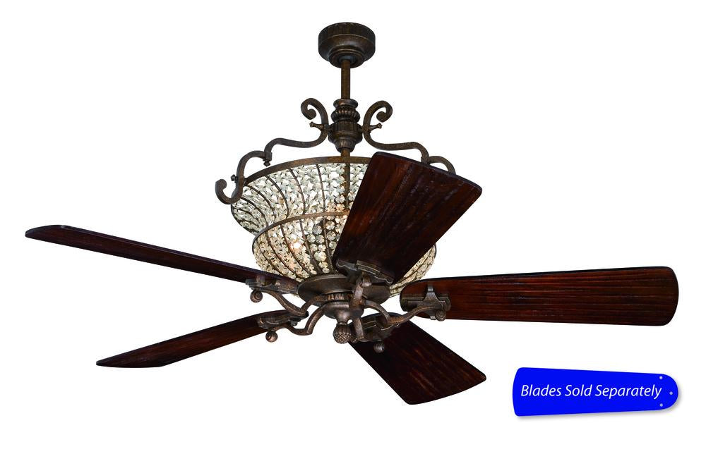 Craftmade Cortana 52 Inch Ceiling Fan Blade Options Model: CR52PR