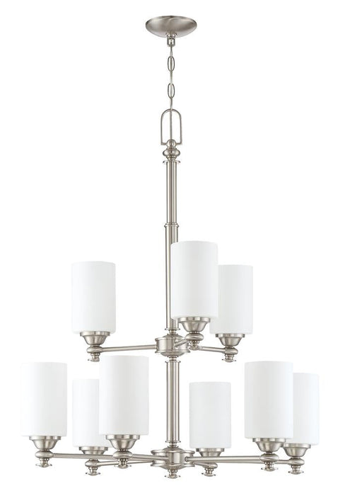 Craftmade Dardyn 9 Light Chandelier Model: 49829-BNK