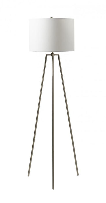 Craftmade Floor Lamp Bl46ltx Bnk Metal Tri Pod Base With Off White Model: 86247