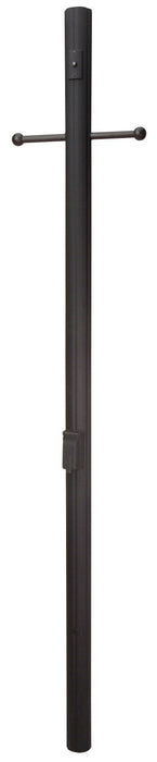 Craftmade Fluted Direct Burial 84 Inch Fluted Post Photocell & Outlet Model: Z8994-TB