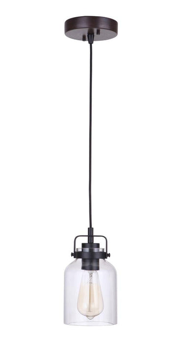 Craftmade Foxwood 1 Light Mini Pendant Model: 53691-FBDT