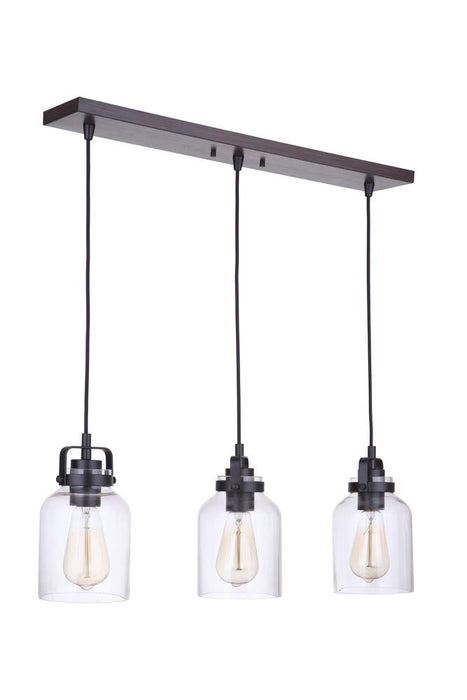 Craftmade Foxwood 3 Light Pendant Model: 53693-FBDT