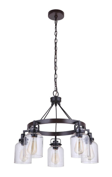 Craftmade Foxwood 5 Light Chandelier Model: 53625-FBDT