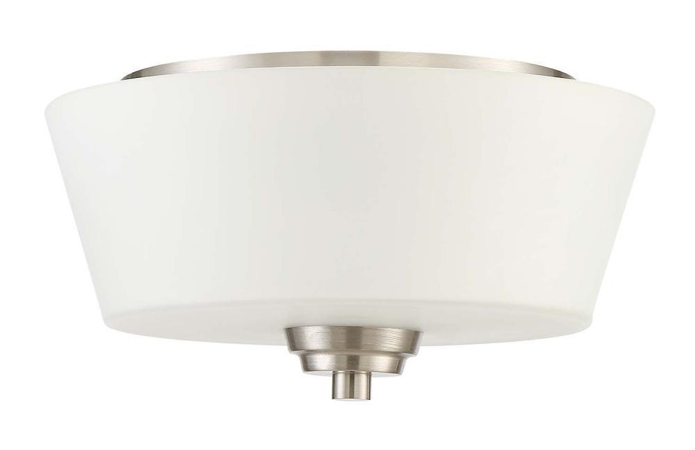 Craftmade Grace 2 Light Flushmount Model: 41982-BNK