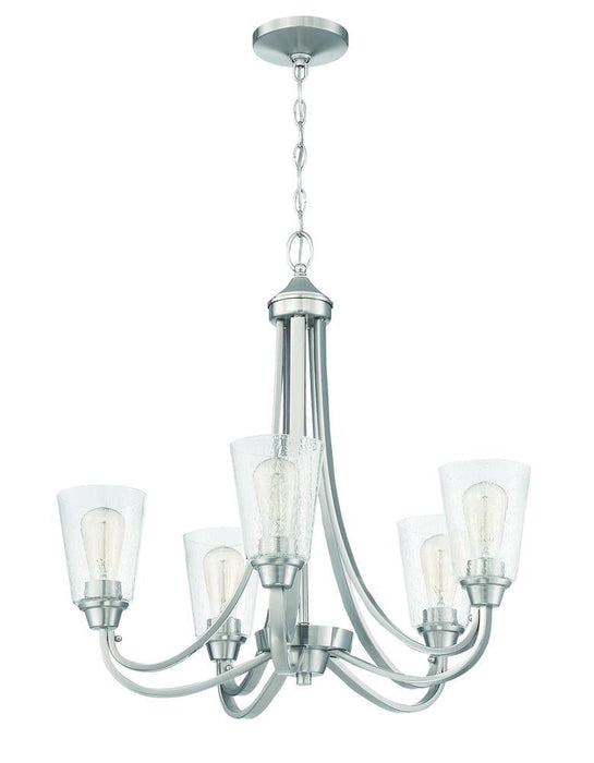 Craftmade Grace 5 Light Chandelier Model: 41925-BNK-CS