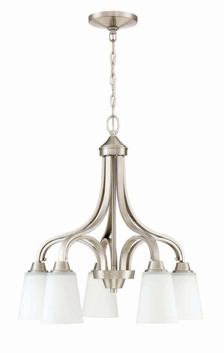 Craftmade Grace 5 Light Down Chandelier Model: 41915-BNK