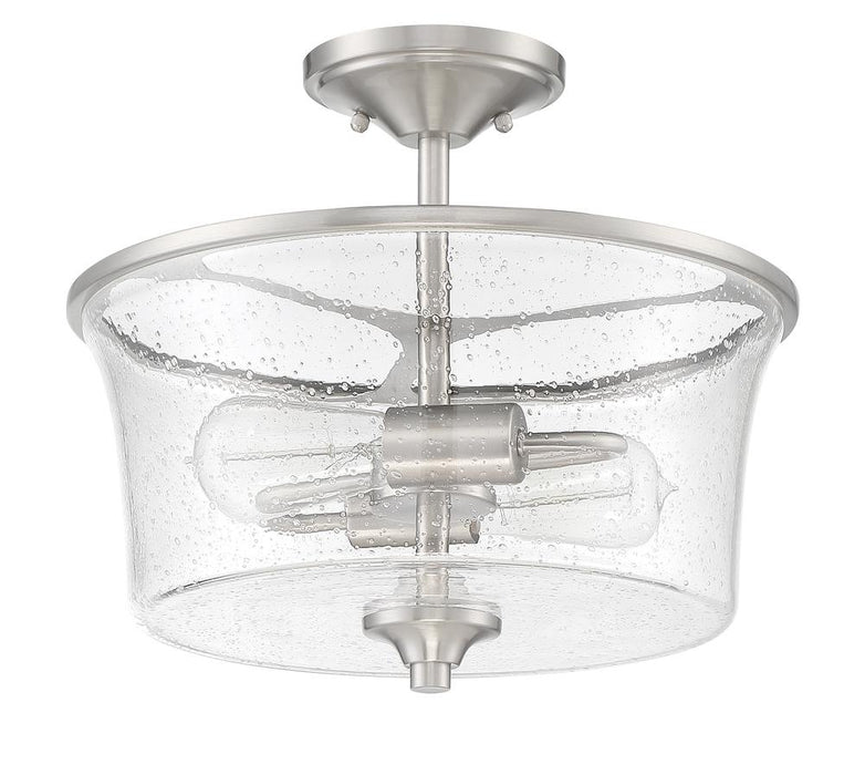 Craftmade Gwyneth 2 Light Semiflush Convertible Model: 50452-BNK