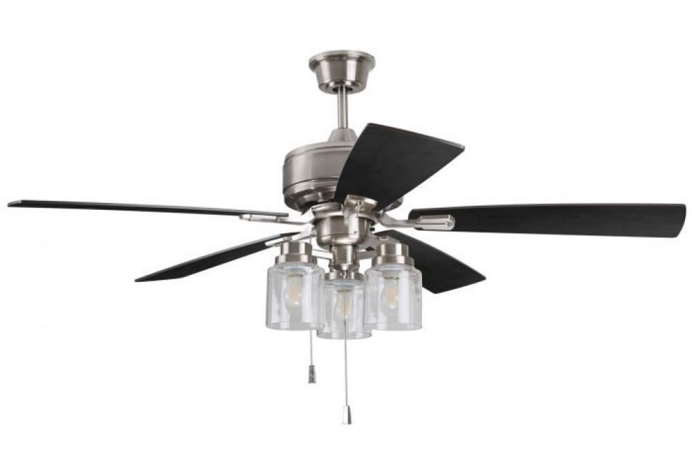 Craftmade Kate 52 Inch Ceiling Fan Blades & 3x4w LED Light Model: KTE52BNK5