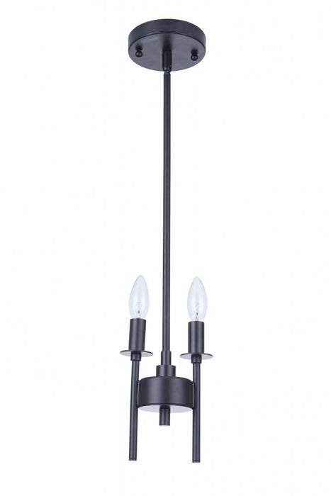 Craftmade Larrson 2 Light Mini Pendant Model: 54392-FB