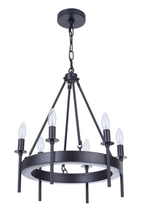 Craftmade Larrson 6 Light Chandelier Model: 54326-FB