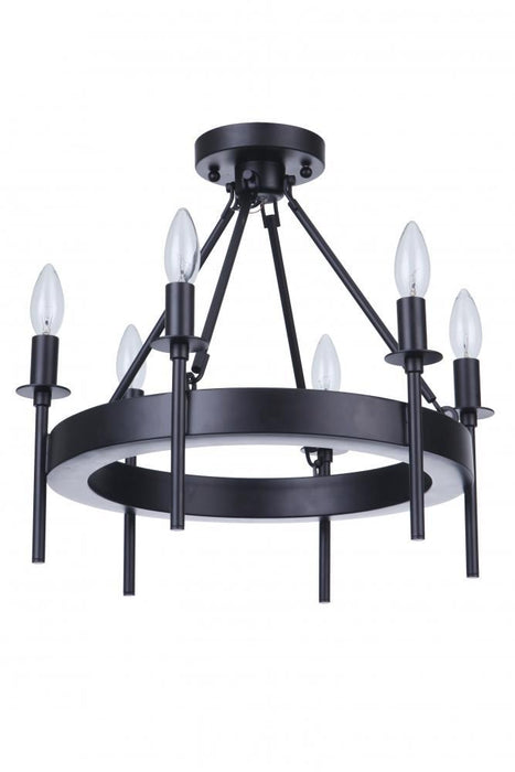 Craftmade Larrson 6 Light Semiflush Model: 54356-FB