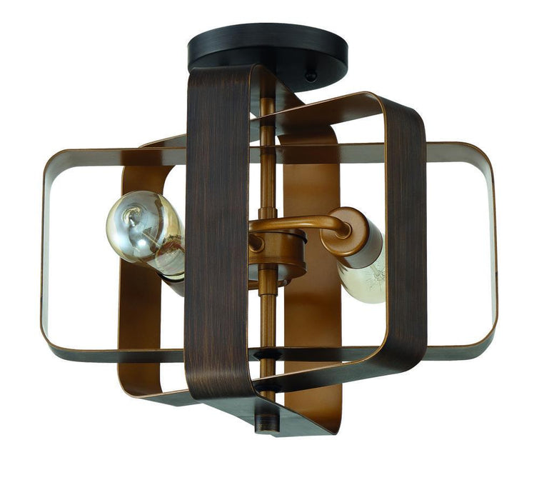 Craftmade Linked 2 Light Semiflush Model: 48552-ABZ