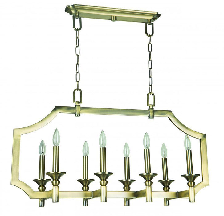 Craftmade Lisbon 8 Light Island Model: 37378-AN