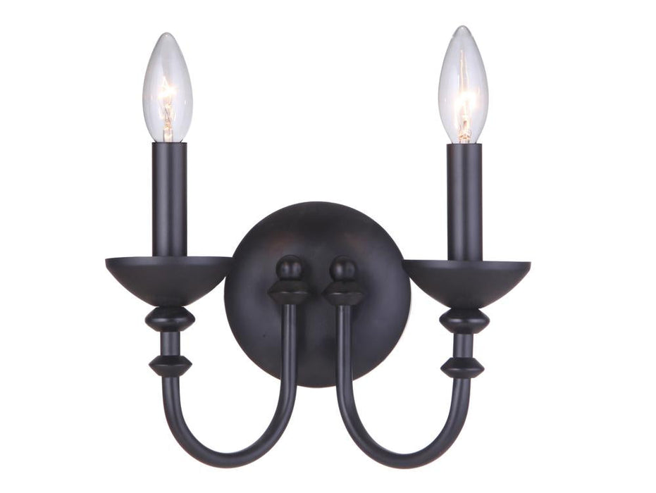 Craftmade Marlowe 2 Light Wall Sconce Model: 53762-FB