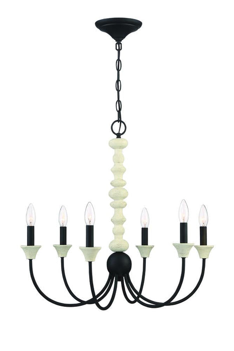 Craftmade Meadow Place 6 Light Chandelier Model: 52626-CWESP