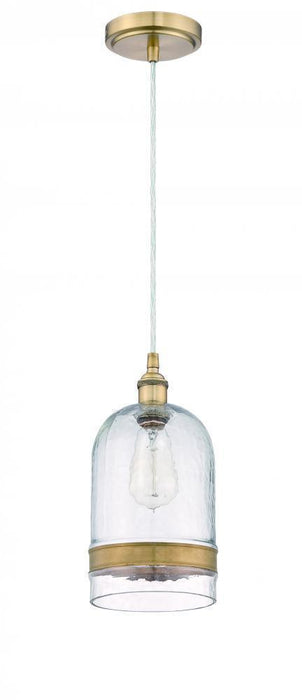 Craftmade Mini Pendant 1 Light Pendant Clear Glass Model: P455AGC1