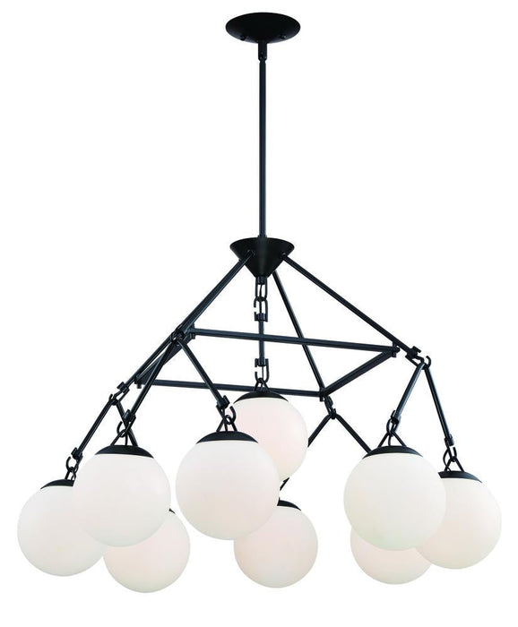 Craftmade Orion 9 Light Chandelier Model: 50729-FB