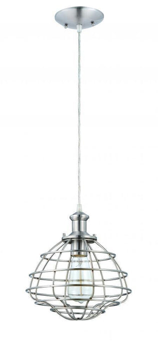 Craftmade 1 Light Mini Pendant Wire Cage Model: P340MBK1