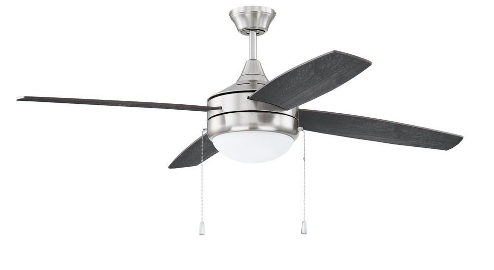 Craftmade Phaze 4 Blade 52 Inch Ceiling Fan 4 Blades LED Light Kit Model: PHA52BNK4