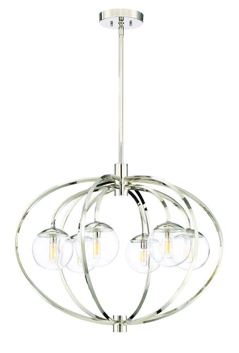 Craftmade Piltz 6 Light Chandelier Model: 45526-PLN