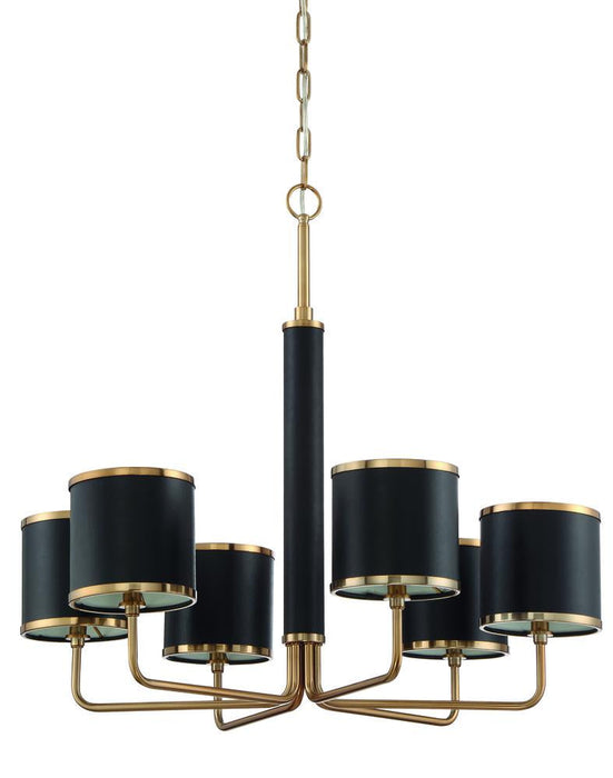 Craftmade Quinn 6 Light Chandelier Model: 48826-SB