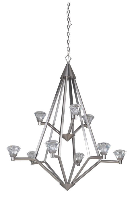 Craftmade Radiante 9 Light Chandelier Model: 49729-BNK-LED