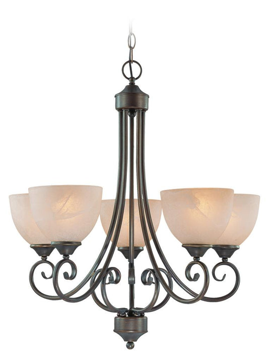 Craftmade Raleigh 5 Light Chandelier Model: 25325-OLB