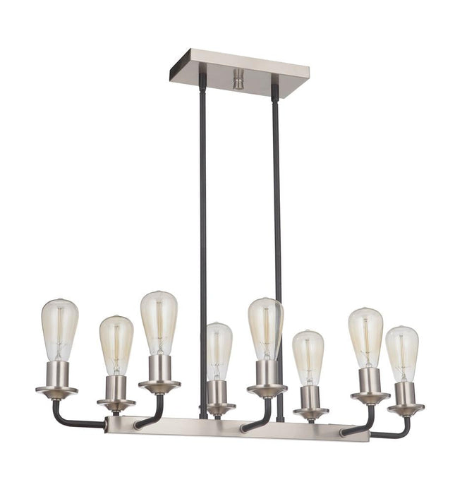 Craftmade Randolph 8 Light Island Model: 50378-FBBNK