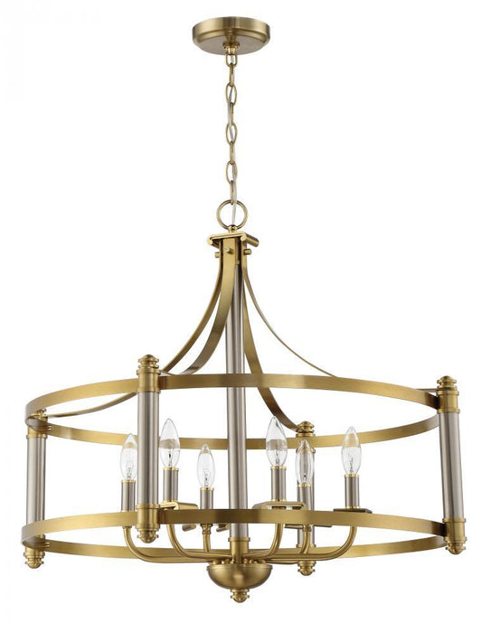 Craftmade Stanza 6 Light Pendant Model: 54896-BNKSB