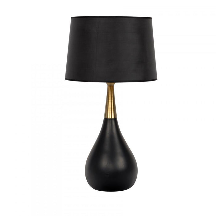 Craftmade Table Lamp Bl23bk Blac Antique Brass Base With Black Model: 86222