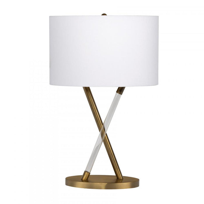 Craftmade Table Lamp Bl25ltx Satin Brass Base With
oval White Model: 86224