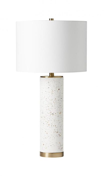 Craftmade Table Lamp Bl47ltx Terrazo And Antique Brass Base With Model: 86248