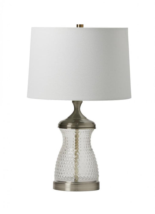 Craftmade Table Lamp Bl49ltx Textured Clear Glass And Bnk Metal Model: 86250