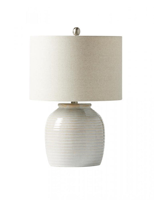 Craftmade Table Lamp Bl67ltx Cream Ceramic Base With Oatmeal Model: 86258