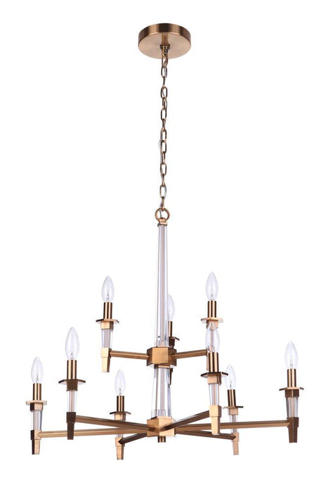 Craftmade Tarryn 9 Light Chandelier Model: 53229-SB