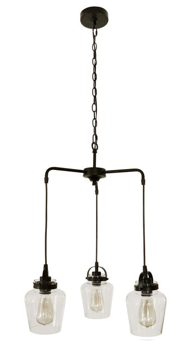 Craftmade Trystan 3 Light Chandelier Model: 53523-FB