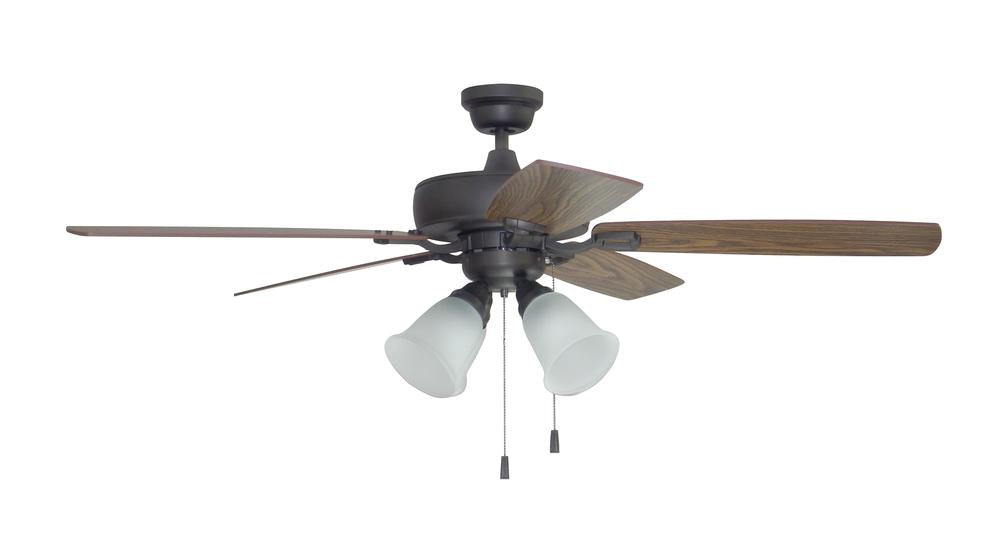 Craftmade Twist N Click 52 Inch Fan With Blades & LED Light Kit Model: TCE52W5C4