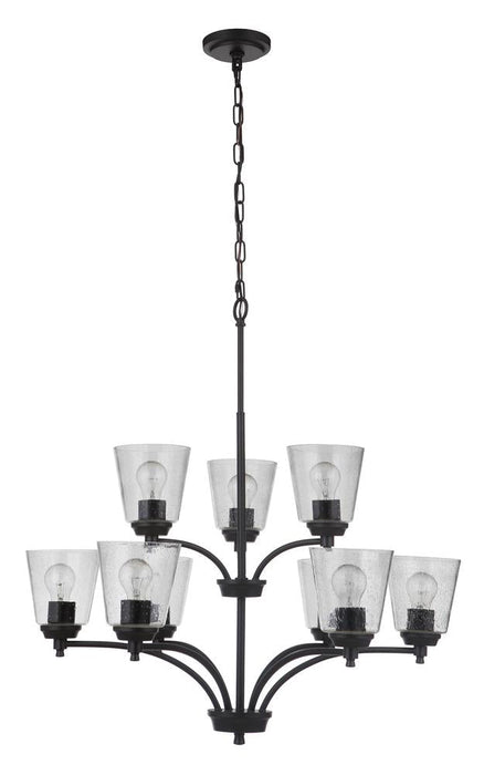 Craftmade Tyler 9 Light Chandelier Model: 50229-BNK-WG