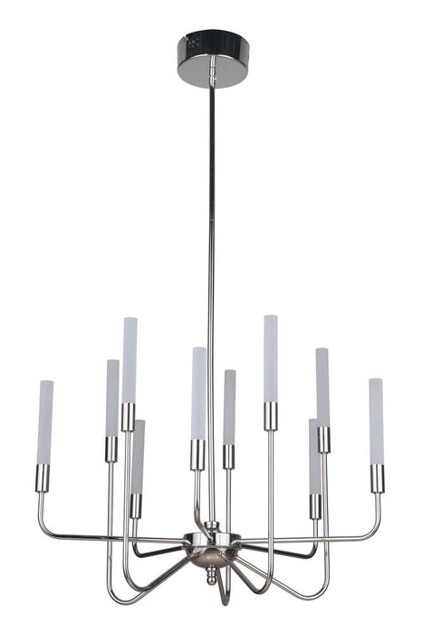 Craftmade Valdi 10 Light Chandelier Model: 49610-SB-LED