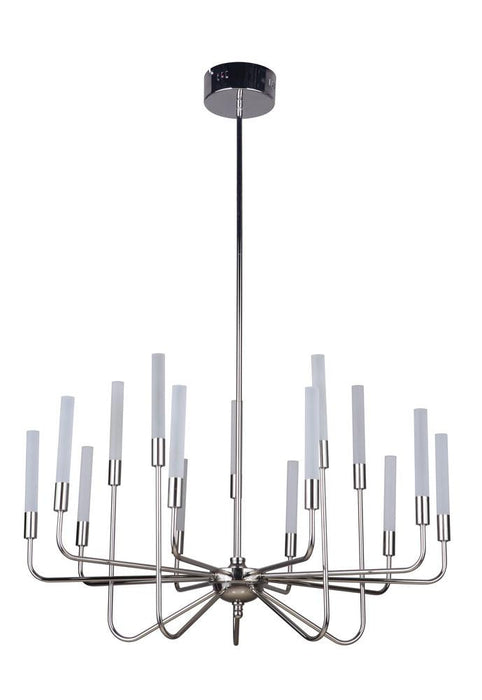 Craftmade Valdi   Light Chandelier Model: 49615-PLN-LED