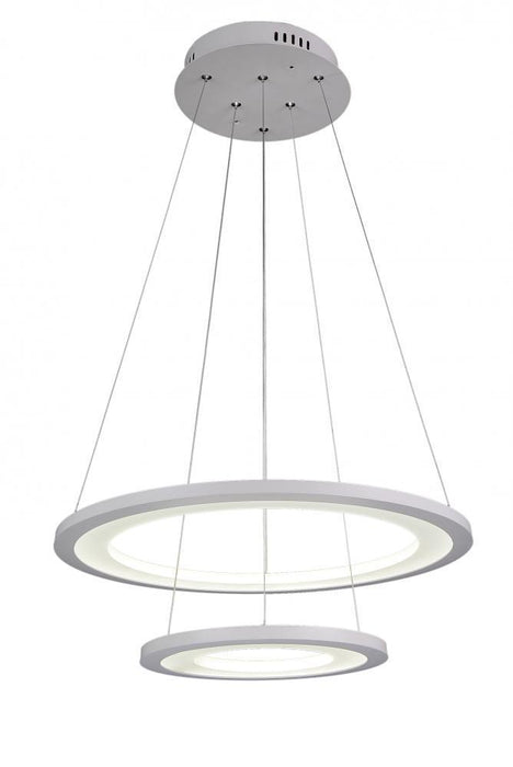 CWI Lighting Alloha LED Chandelier With White Finish Model: 5665P20-2-103