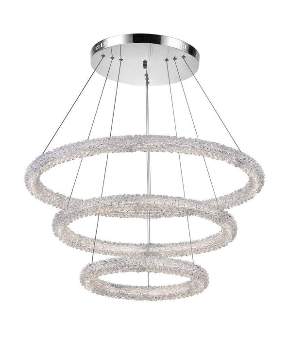 CWI Lighting Arielle LED Chandelier With Chrome Finish Model: 1042P32-601-3R