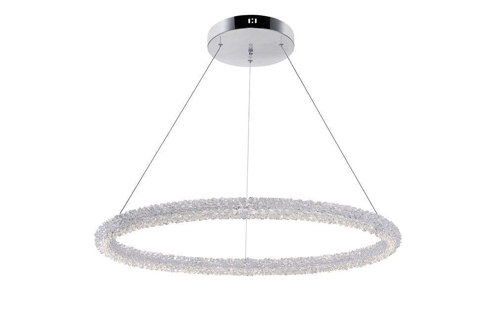 CWI Lighting Arielle LED Chandelier With Chrome Finish Model: 1042P32-601-R