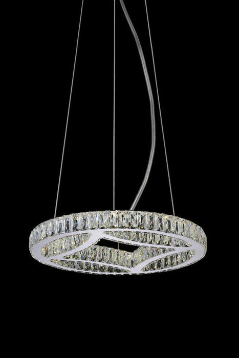 CWI Lighting Beyond LED Chandelier With Chrome Finish Model: 5634P20ST-R