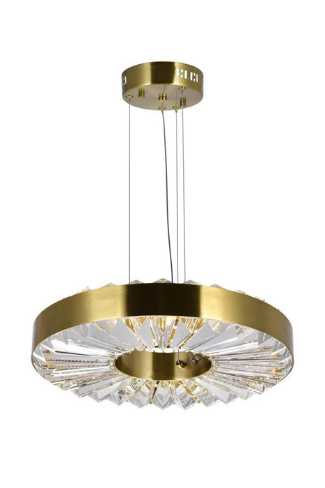 CWI Lighting Bjoux LED Chandelier With Brass Finish Model: 1219P16-1-625