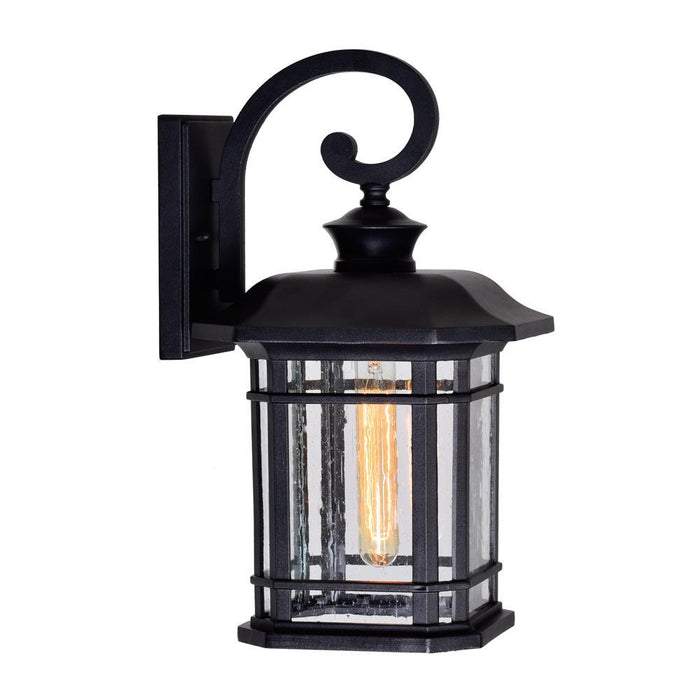 CWI Lighting Blackburn 1 Light Outdoor Black Wall Lantern Model: 0411W10-1-101