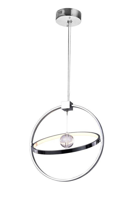 CWI Lighting Colette LED Chandelier With Chrome Finish Model: 1054P17-601